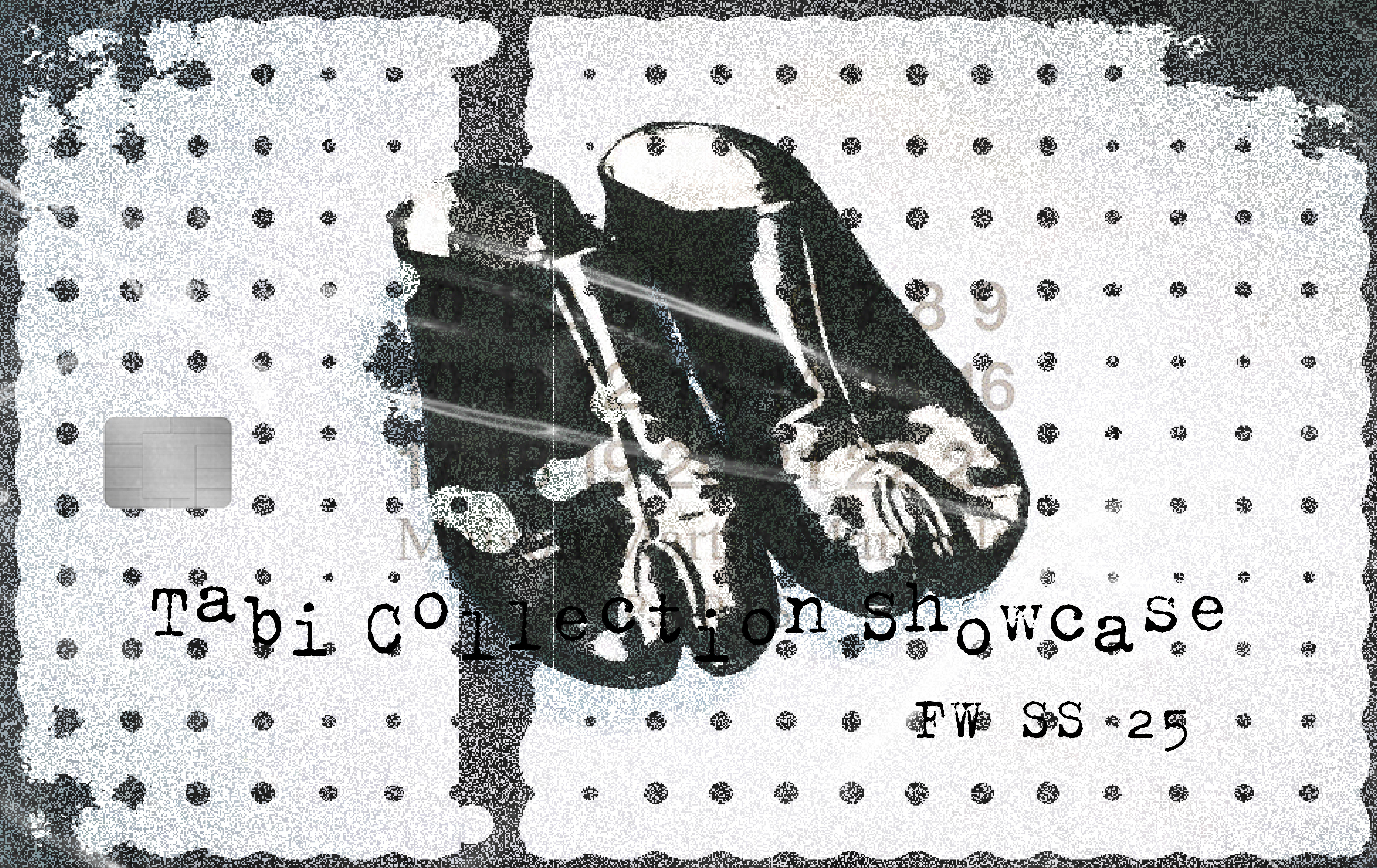 Maison Margiela Tabi card campaign still
